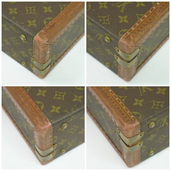 Louis Vuitton President M53012 Monogram Canvas Trunk Handbag Brown - Picture 13 of 15